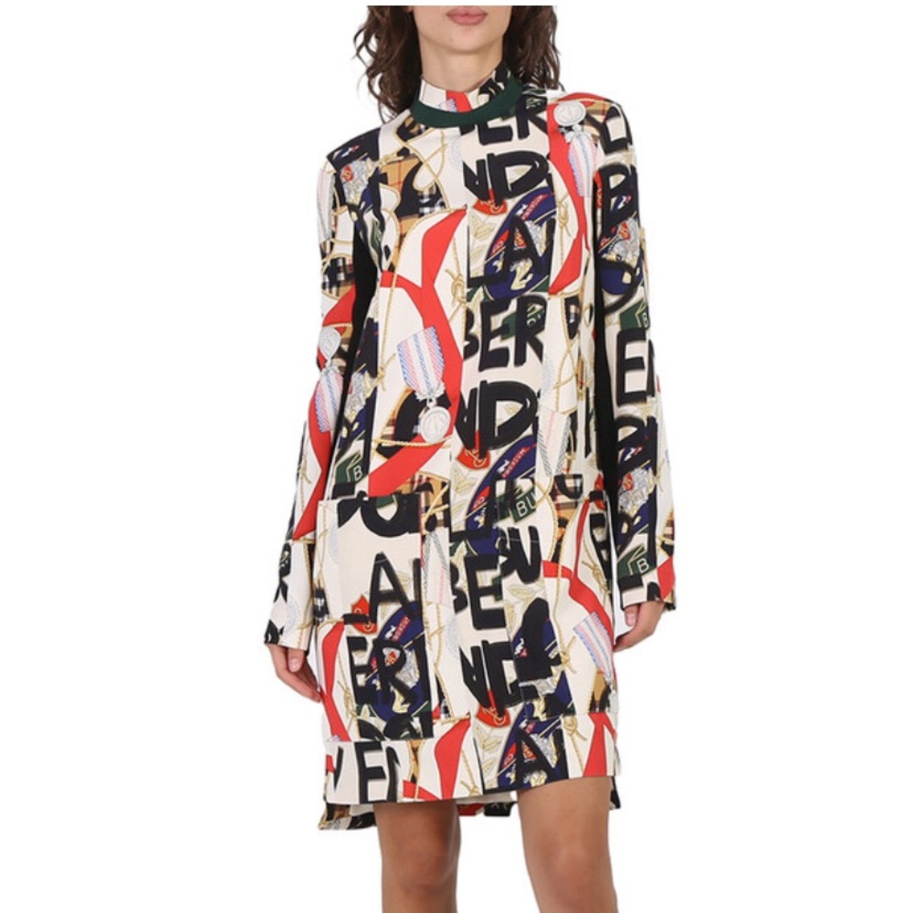 Burberry Long Sleeve Dress